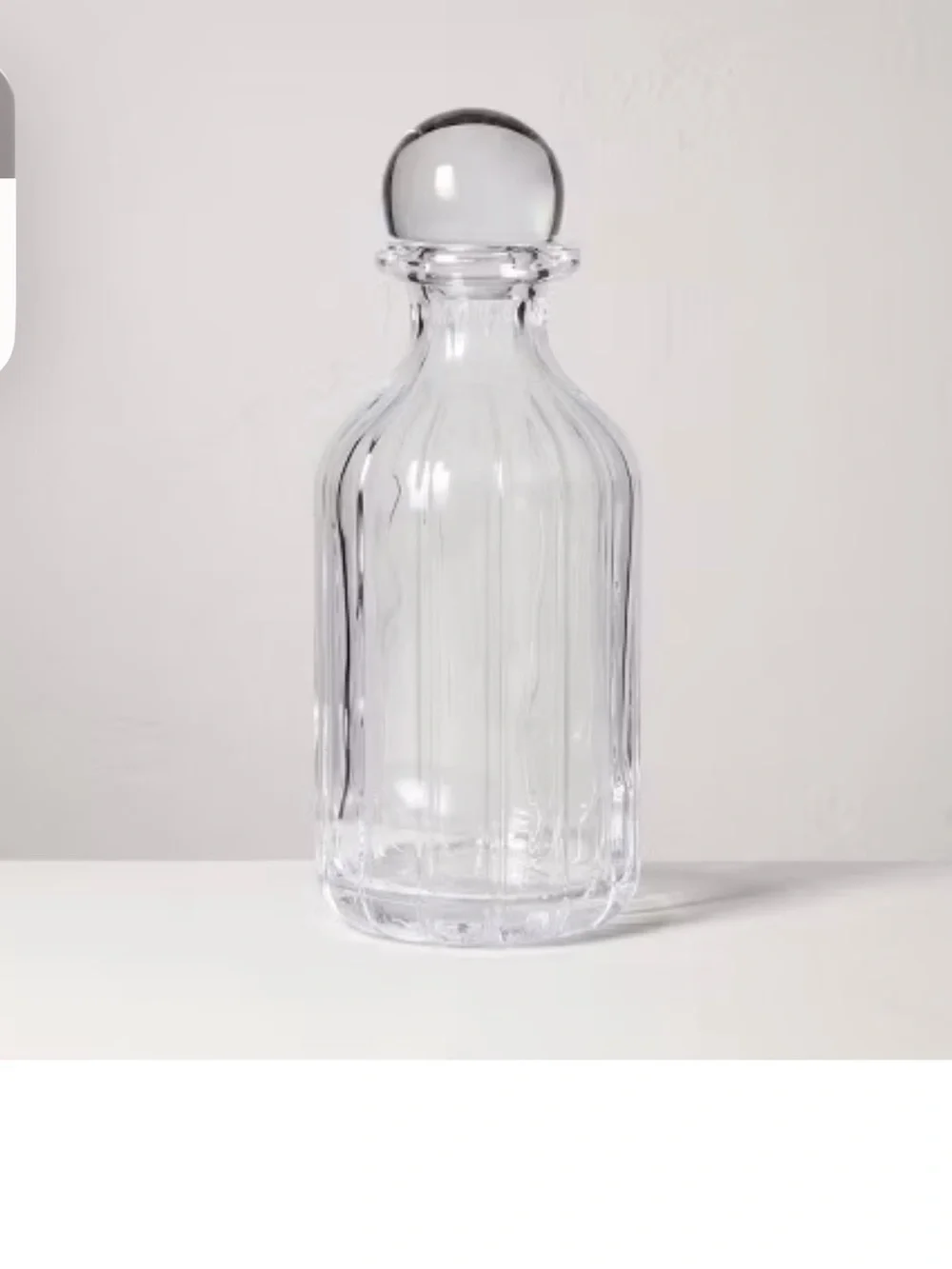 NWT Hearth & Hand Decanter and Simple Syrup Dispenser Set
